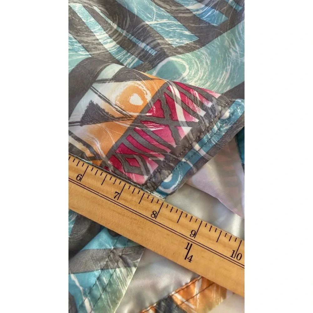 Indigenous Freedom Men's L‎ Swim Trunks Board Shorts Geometric Print Drawstring